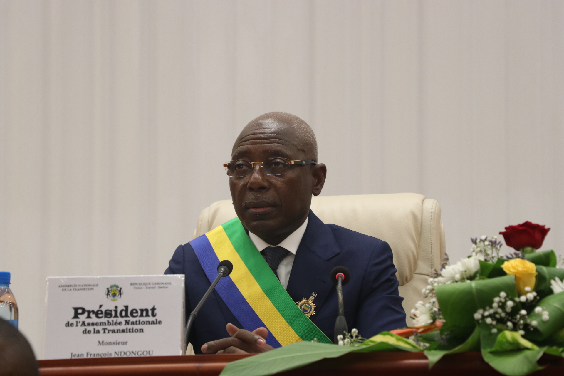 Discours du Président de l’Assemblée Nationale de la Transition, M. Jean François NDONGOU  « Ouverture de la Première Session Ordinaire 2024 